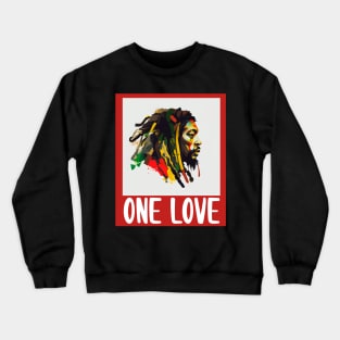 Rastafari One Love Reggae Crewneck Sweatshirt